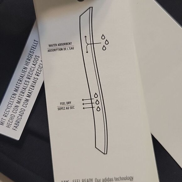 NEW 1X ADIDAS BLACK WHITE RACERBACK SPORTS BRA REMOVABLE PADS LIGHT SUPPORT NWT - Picture 5 of 7